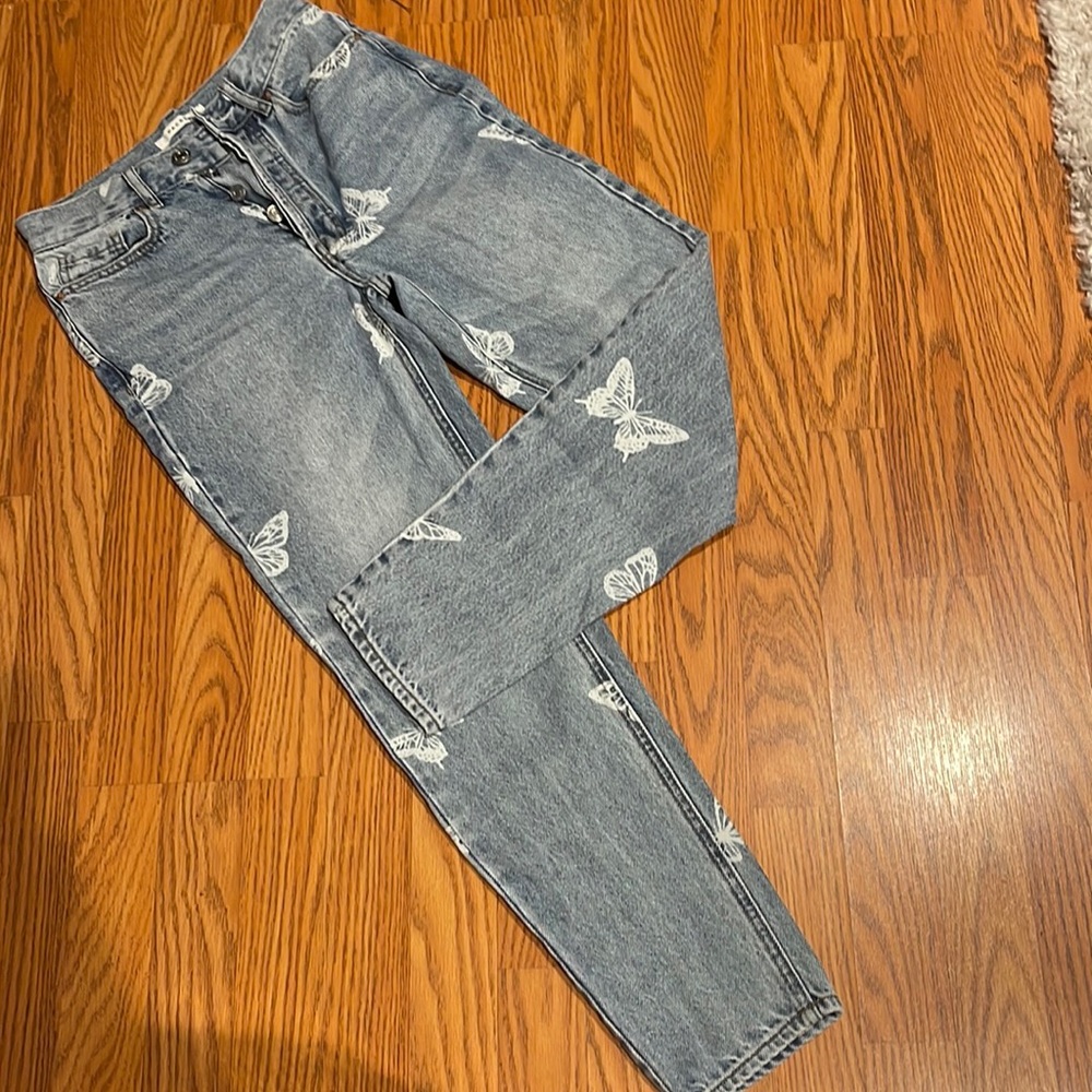 Ultra high rise butterfly Jeans